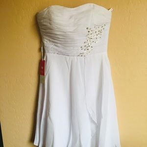Elegant Strapless Dress